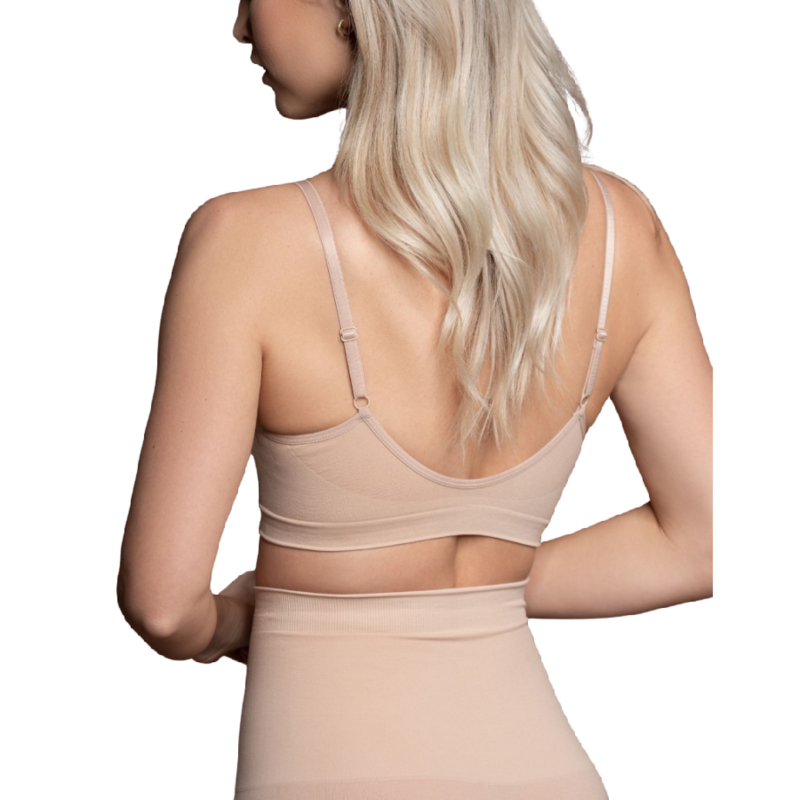 BYE-BRA - MEDIUM CONTROL SUTI SEM PONTOS BEIGE TAMANHO L