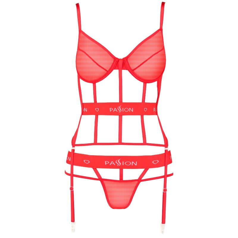 PASSION - CORSET KYOUKA VERMELHO L/XL