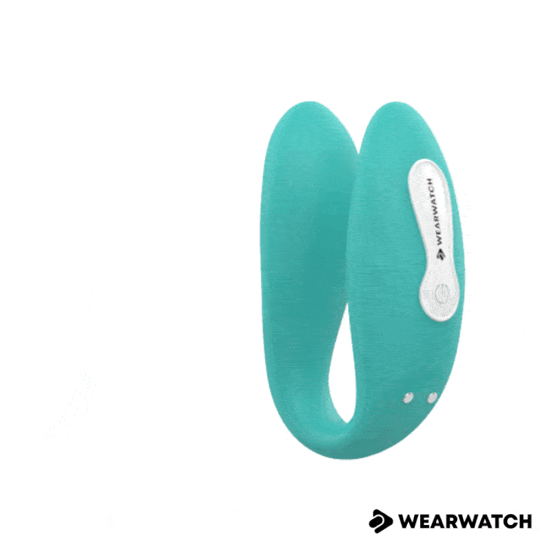 WEARWATCH DUAL PLEASURE WIRELESS TECHNOLOGY WATCHME LIGHT AQUAMARINE / CORAL - Picture 1 of 1