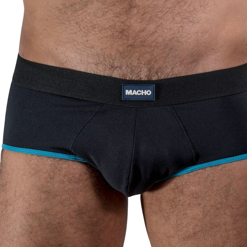 macho underwear macho - ms24b slip blu scuro t uomo