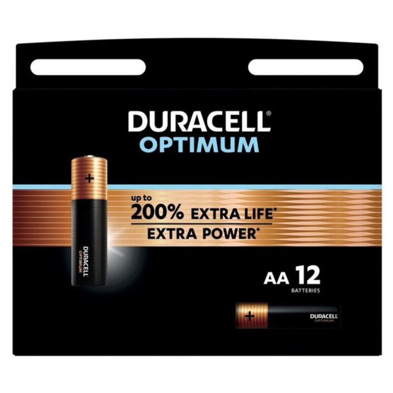 DURACELL OPTIMUM 200 PILA ALCALINA AA LR6 BLISTER*12