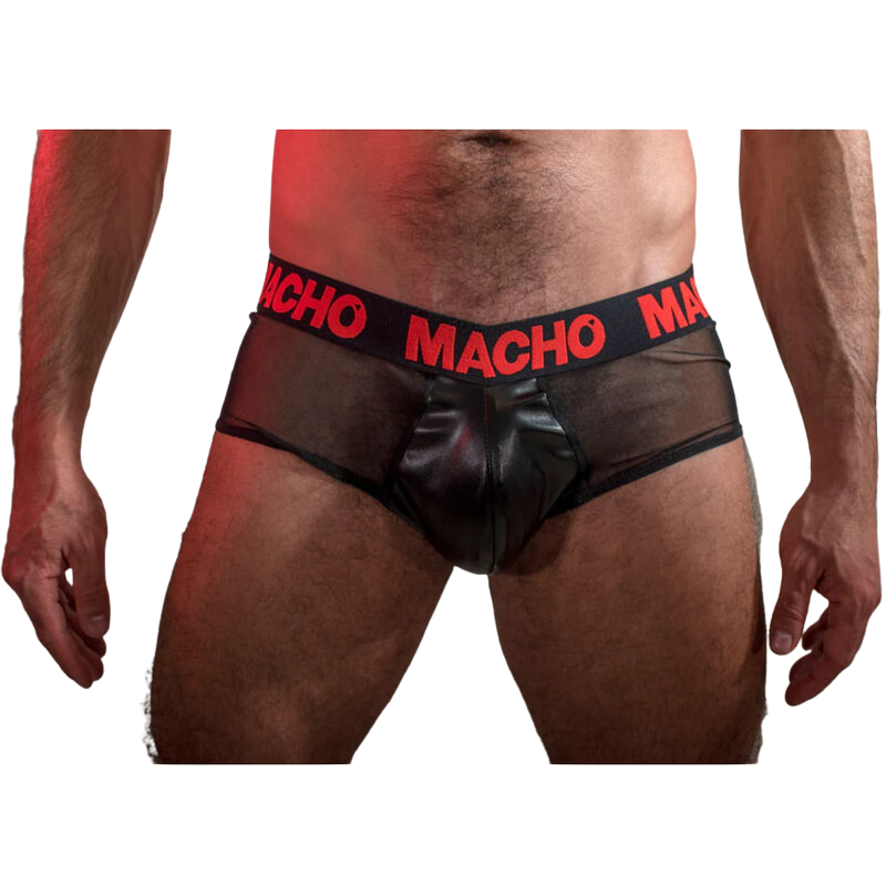 macho underwear macho - mx24rn slip rosso xl uomo