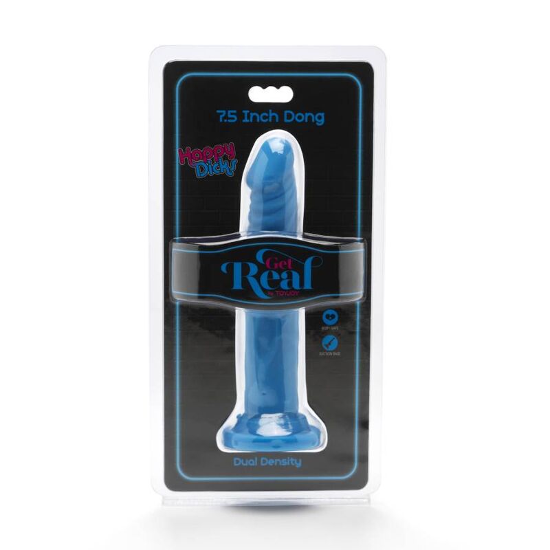 GET REAL - HAPPY DICKS DONG 19 CM AZUL