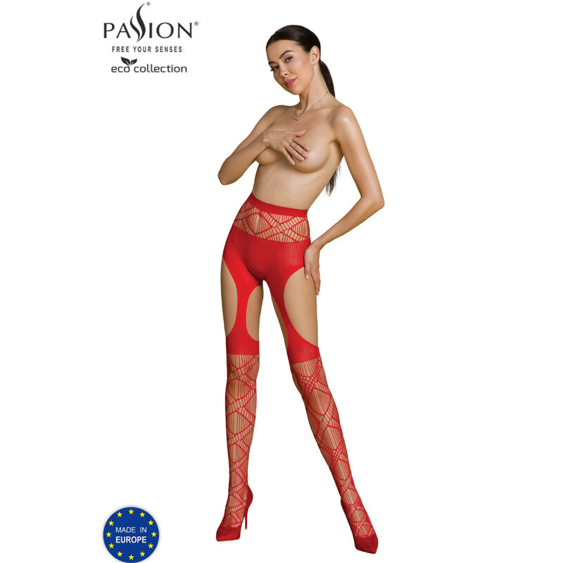 PASSION - COLEO ECO BODYSTOCKING ECO S005 VERMELHO