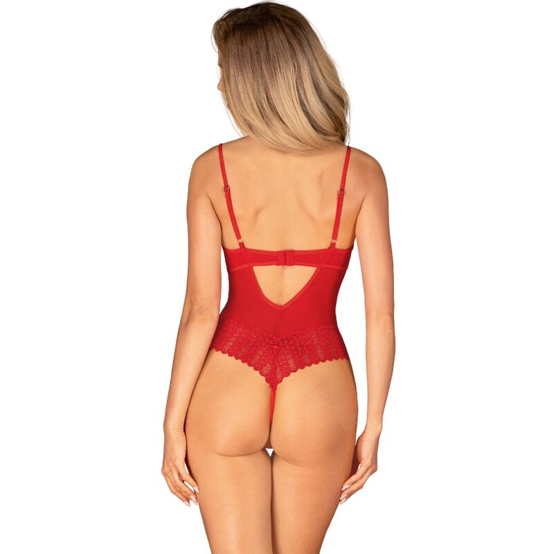 OBSESSIVE - INGRIDIA CROTCHLESS VERMELHO M/L