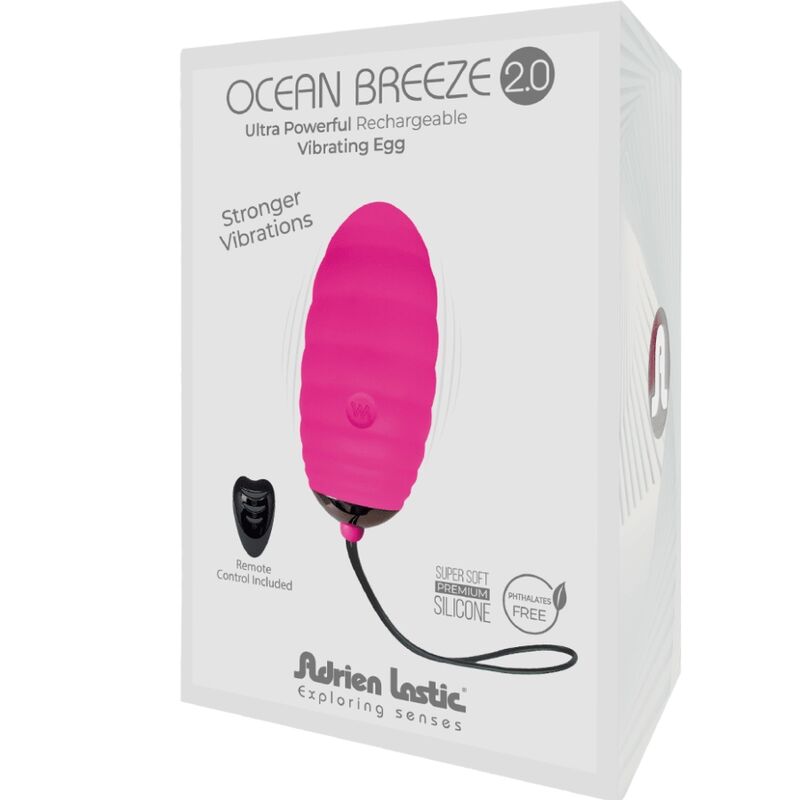 ADRIEN LASTIC – OCEAN BREEZE 2.0 JAJECZKO NA PILOTA WIBRUJACE, ROZOWE