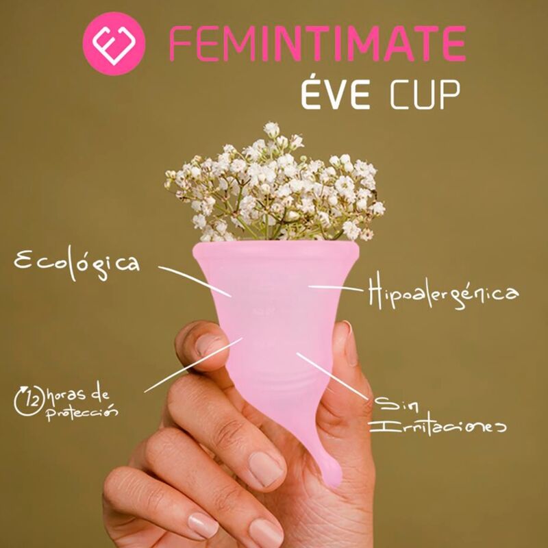 FEMINTIMATE - EVE NOVO COPO MENSTRUAL DE SILICONE - TAMANHO M