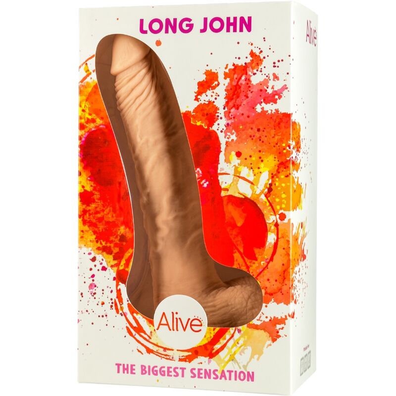 ALIVE - PÊNIS REALÍSTICO LONG JOHN 21,8 CM