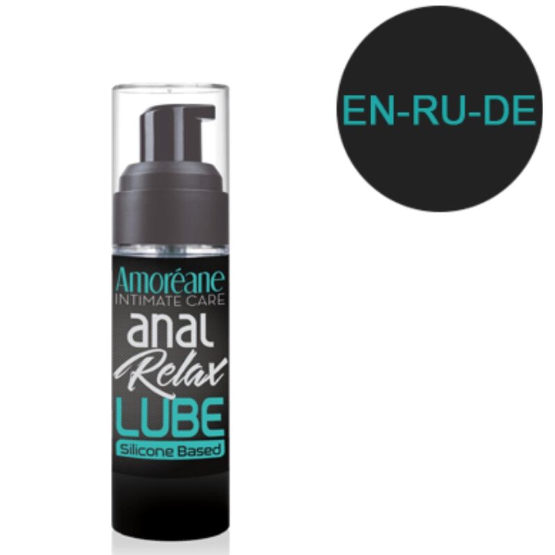 AMOREANE – LUBRYKANT ANALNY NA BAZIE SILIKONOWEJ 30 ML EN/RU/DE