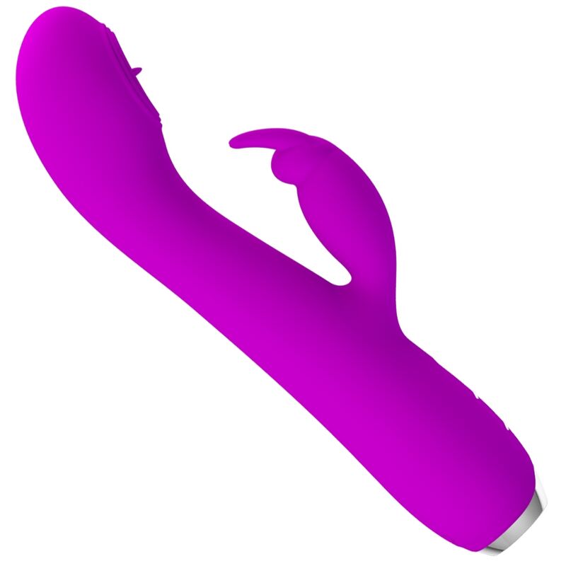 PRETTY LOVE - VIBRADOR RECARREGVEL RACHEL COM SUCKER ROXO