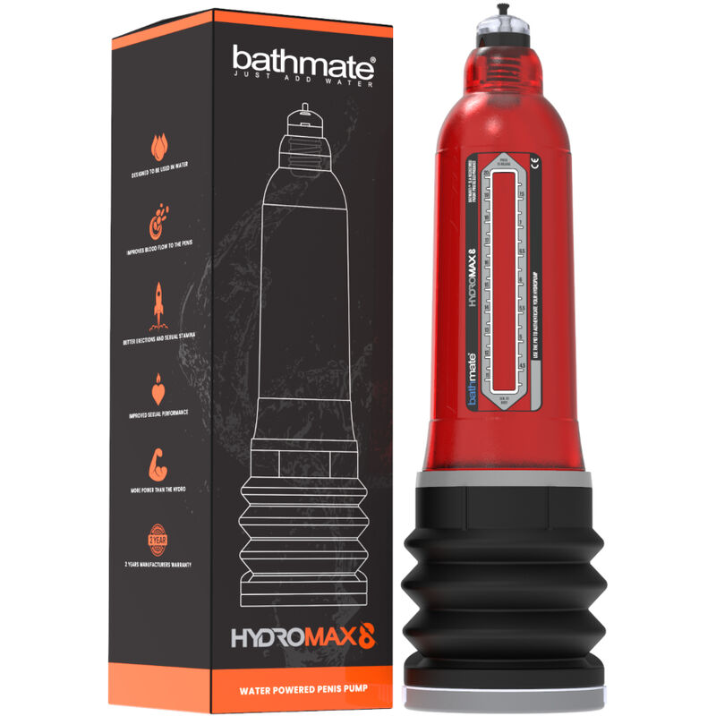 BATHMATE - HYDROMAX 8 VERMELHO