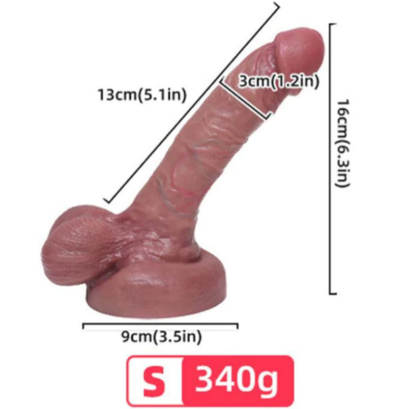 ARMONY - DILDO SILICONE LÍQUIDO REALISTA 13 CM