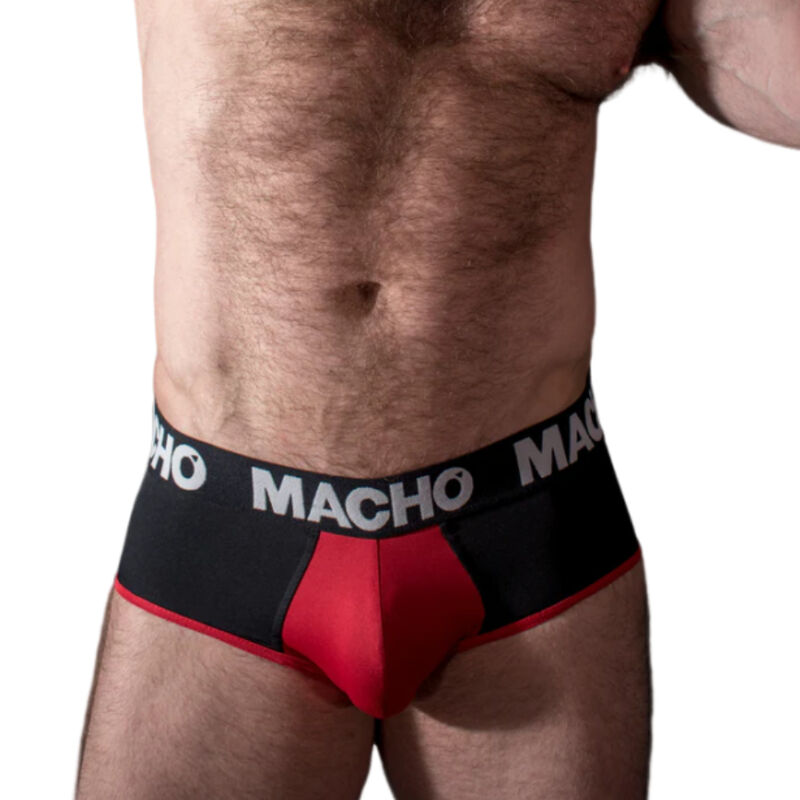 MACHO - MS26N SLIP PRETO/VERMELHO XL