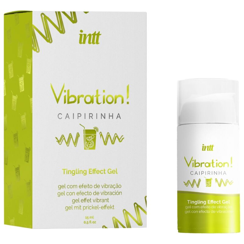 INTT - PODEROSO ESTIMULANTE ÍNTIMO CAIPIRINHA GEL VIBRADOR LÍQUIDO 15 ML