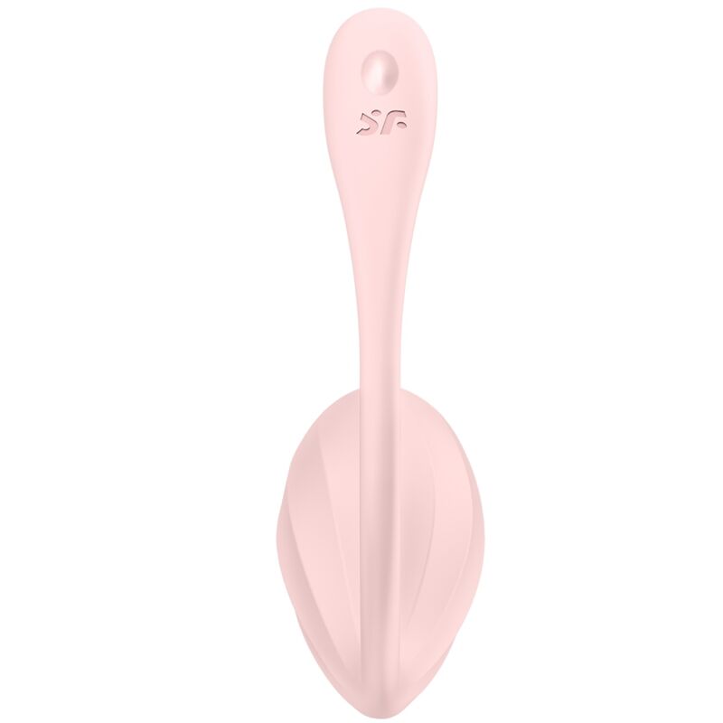 SATISFYER - RIBBED PETAL ESTIMULADOR DE CONTROLE REMOTO G POINT ROSE COM APLICATIVO GRATUITO