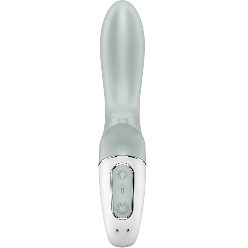 SATISFYER – AIR PUMP BOOTY 3 DMUJACY WIBRATOR ANALNY SZAROZIELONY