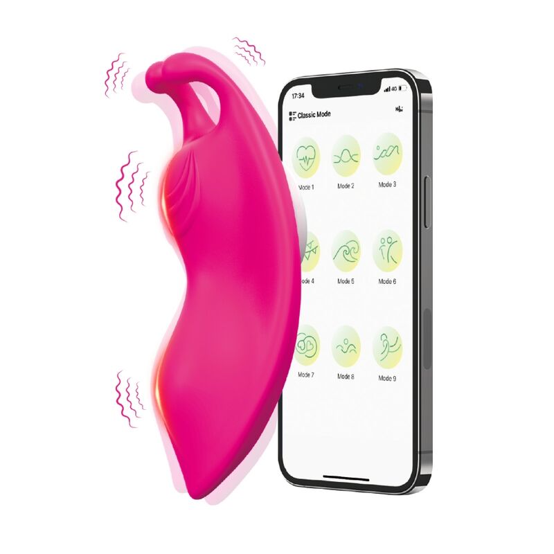 ARMONY - HONEYBEE WEARABLE CALÇAS VIBRADOR G-SPOT FÚCSIA - APLICATIVO GRATUITO