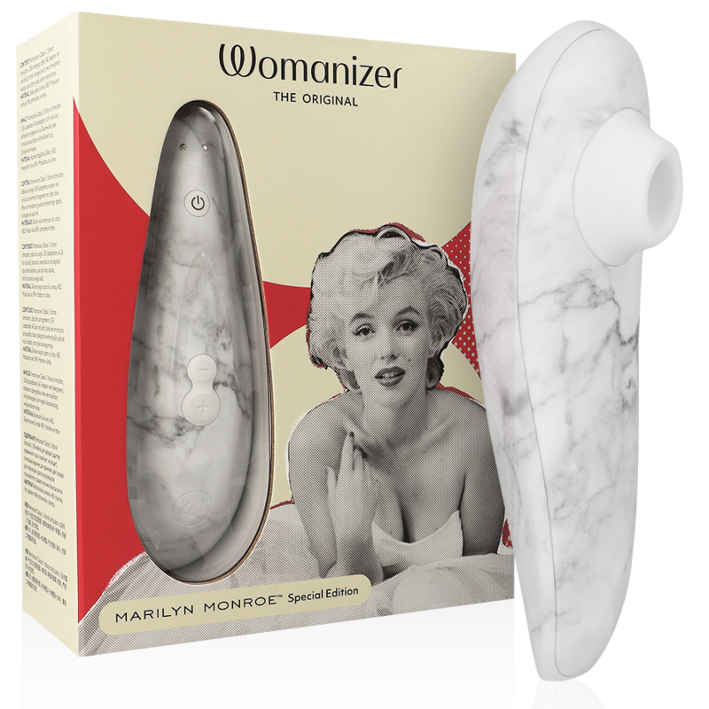 WOMANIZER - MARILYN MONROE CLASSIC 2 ESTIMULADOR CLITORIAL BRANCO DE MÁRMORE