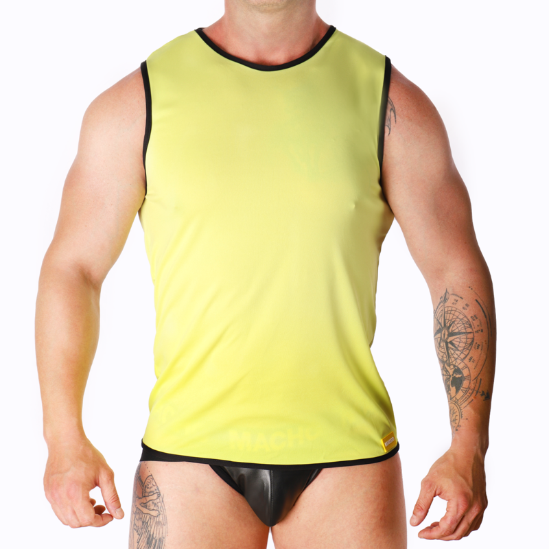 MACHO - T-SHIRT AMARELO L/XL