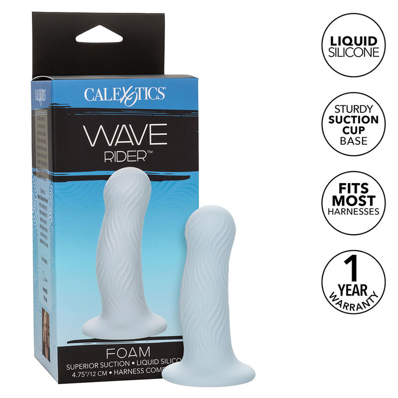 CALEXOTICS – WAVE RIDER FOAM ANAL PLUG NIEBIESKI