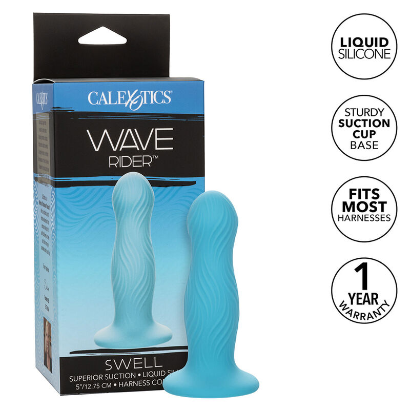 CALEXOTICS – WAVE RIDER SWELL ANAL PLUG NIEBIESKI