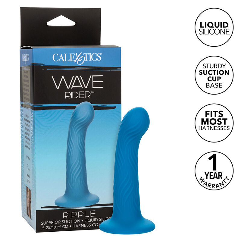 CALEXOTICS – WAVE RIDER RIPPLE ANAL PLUG NIEBIESKI