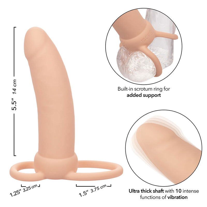 CALEXOTICS – MAXX THICK DUAL PENETRATOR 10 WIBRACJI MIESNYCH