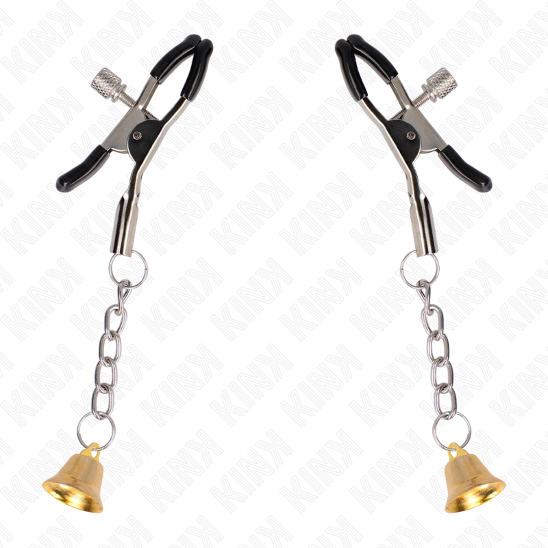 KINK - PINÇAS PINGENTE SINO DOURADO 6 CM