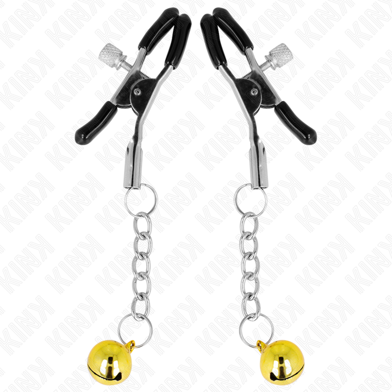 KINK - PINÇAS PINGENTE JINGLE BELL DOURADA 6 CM