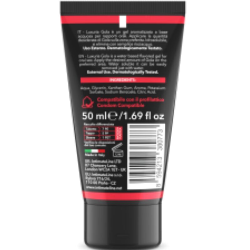 INTIMATELINE LUXURIA - SEXO ORAL GEL SABOR MORANGO 50 ML