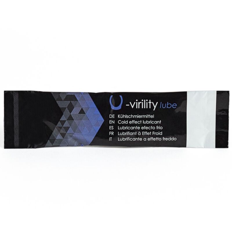 500 COSMETICS - U-VIRILITY LUBE LUBRIFICANTE EFEITO FRIO 10 X 5 ML