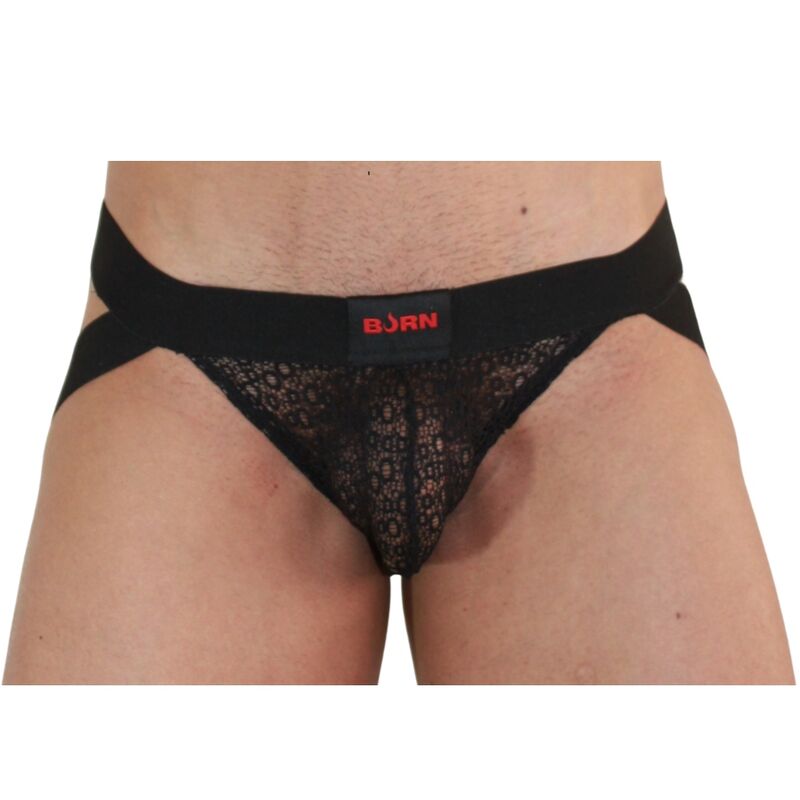 BURN - 005 JOCK LINGERIE PRETO L