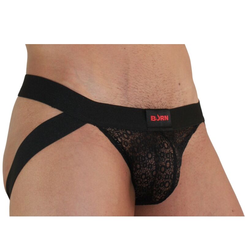 BURN - 005 JOCK LINGERIE PRETO XL