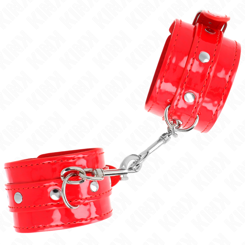 KINK - PUNHOS DE MÃO BRILHANTE VERMELHO AJUSTÁVEL 23-33 CM