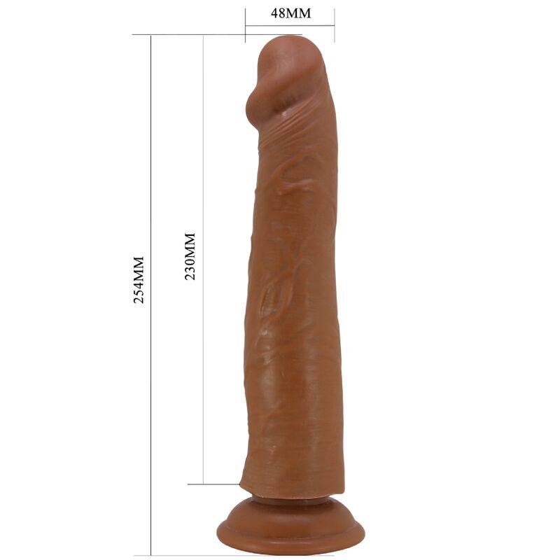 PRETTY LOVE – SHARIFE REALISTYCZNY DILDO 25 CM BRĄZOWY