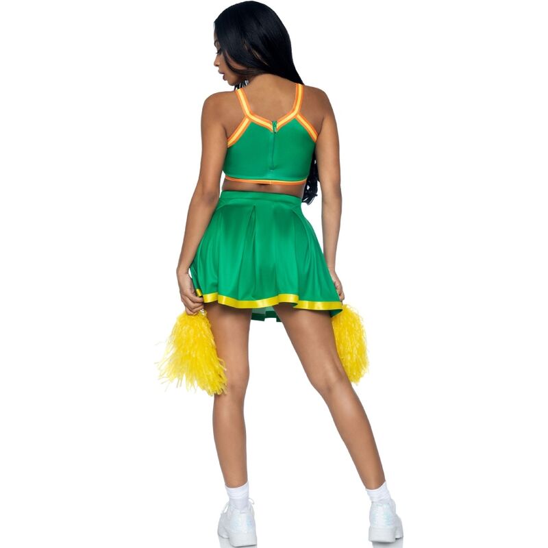 LEG AVENUE – KOSTIUM CHEERLEADERKI ZIELONY S/M