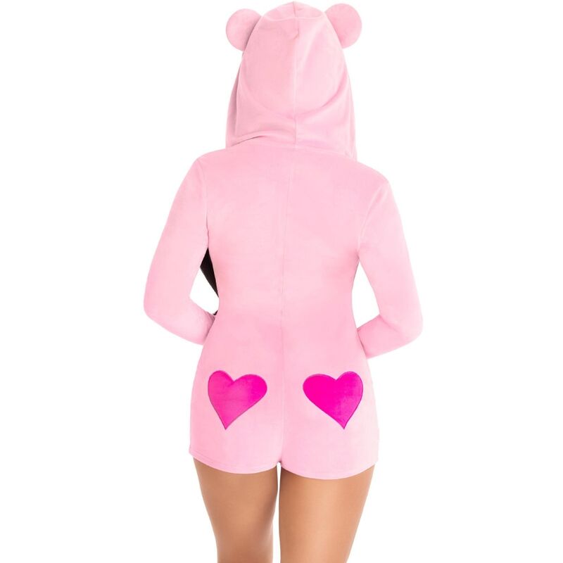 LEG AVENUE – BODY TEDDY BEAR VELVET RÓŻOWY S