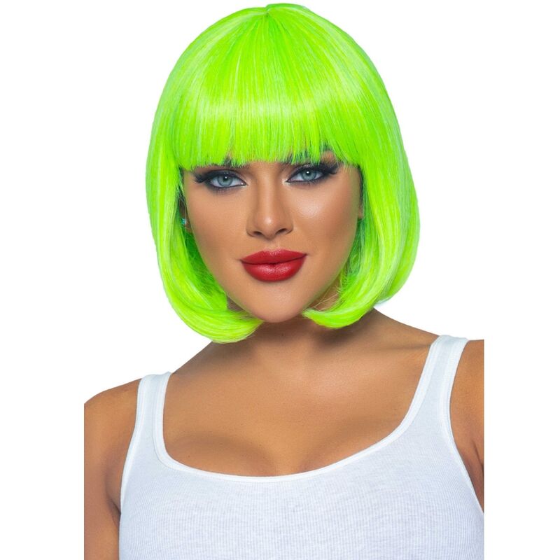 LEG AVENUE – FLUORESCENCYJNA PERUKA BOB NEON ZIELONA