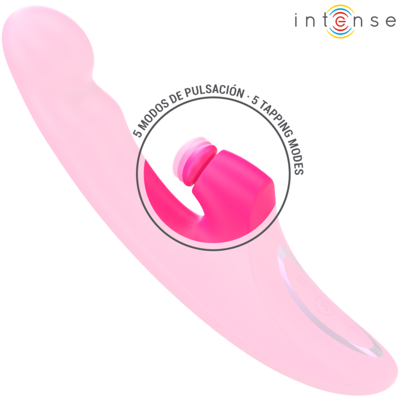 INTENSE – EMI WIBRATOR 13,5 CM WIELOFUNKCYJNY 3 W 1 10 WIBRACJI RÓŻOWY