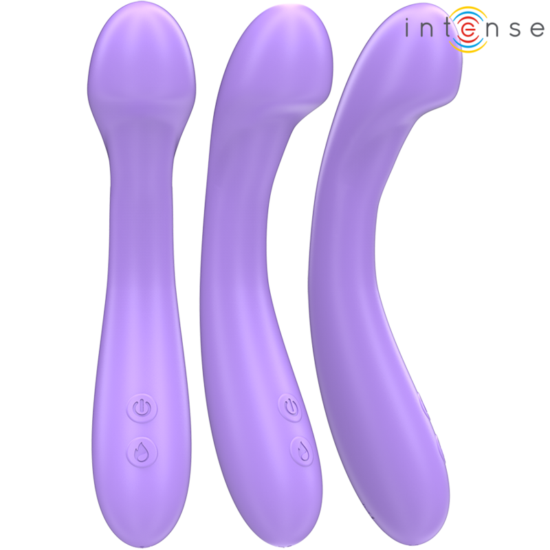 INTENSE – BECKY WIBRATOR 19 CM PODGRZEWANY 7 WIBRACJI FIOLETOWY