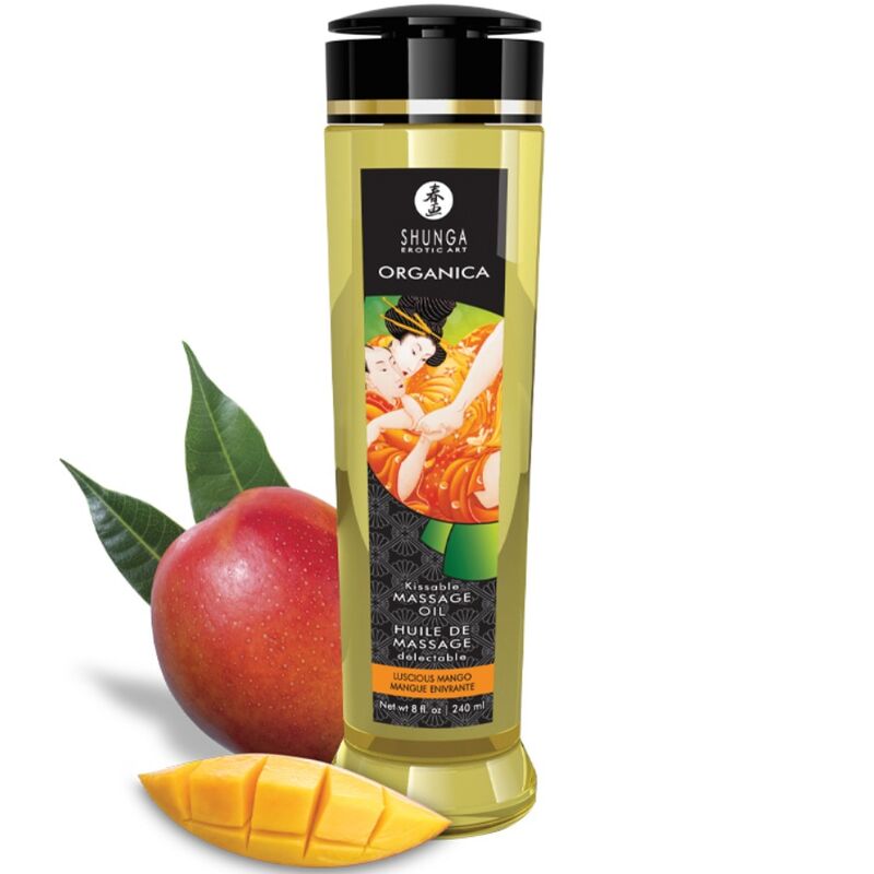 SHUNGA – ORGANICZNY OLEJEK DO MASAŻU MANGO 240 ML