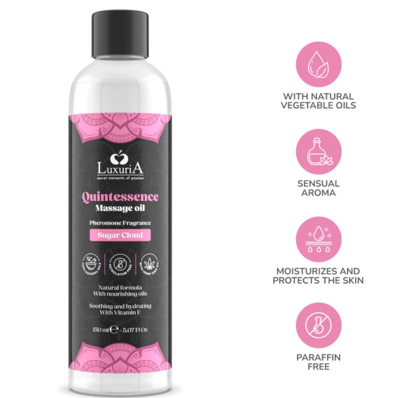 INTIMATELINE LUXURIA – OLEJEK DO MASAŻU SUGAR CLOUD 150 ML