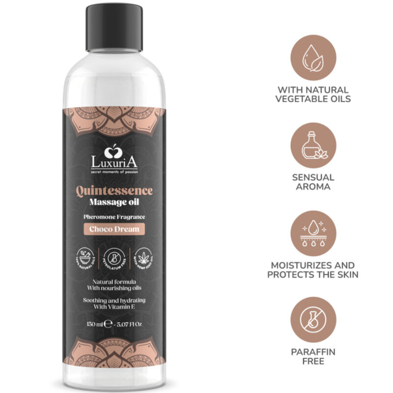 INTIMATELINE LUXURIA – OLEJEK DO MASAŻU CZEKOLADA 150 ML