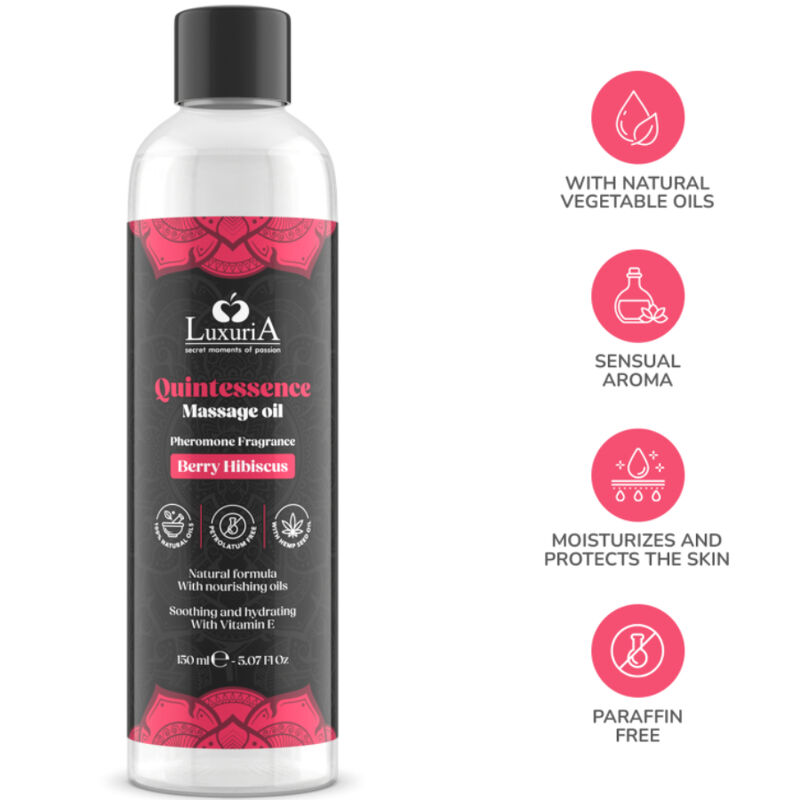 INTIMATELINE LUXURIA – OLEJEK DO MASAŻU BERRY 150 ML