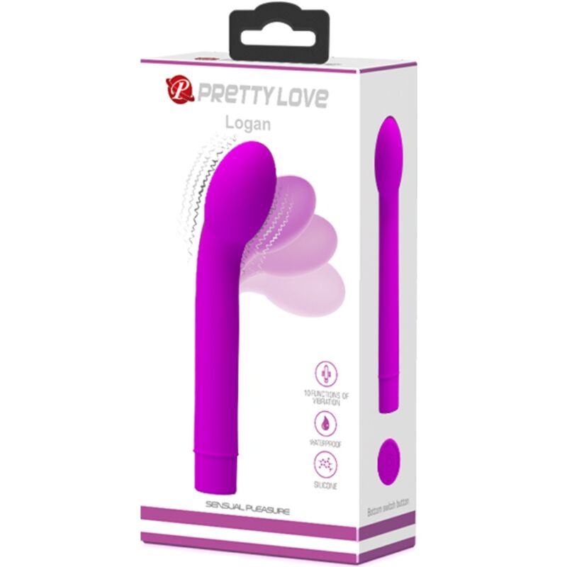 PRETTY LOVE – LOGAN WIBRATOR PUNKTU G 10 WIBRACJI FIOLETOWY