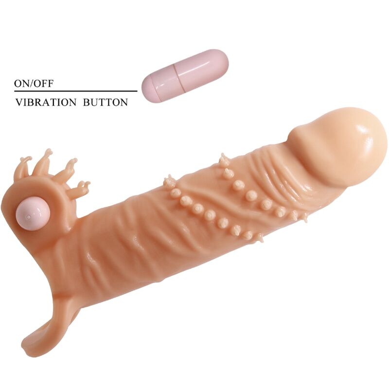 PRETTY LOVE – CONNOR PENIS SLEEVE + CLITORIS STIMULATOR FLESH