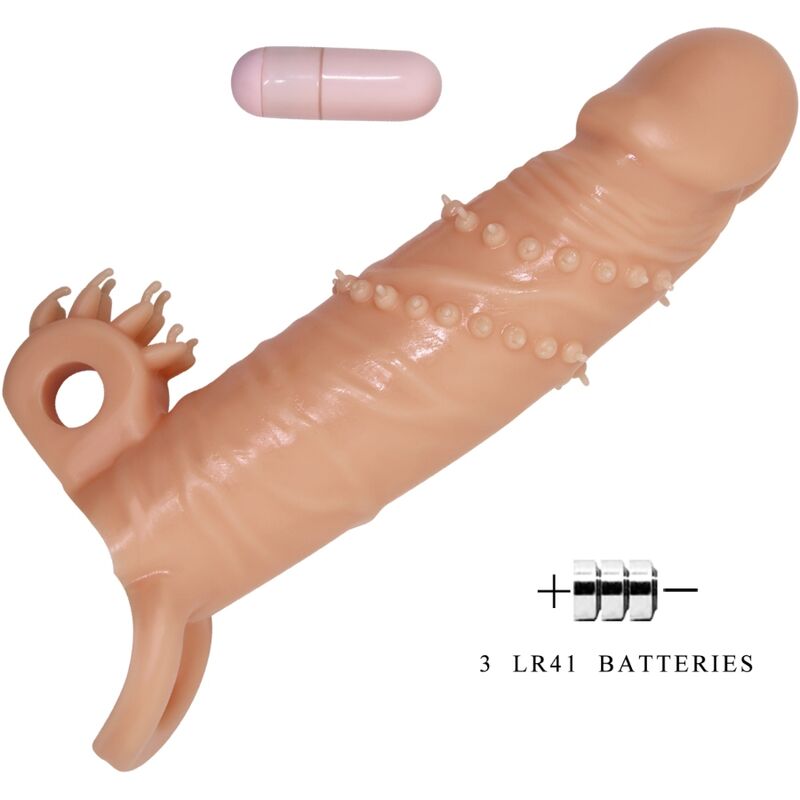 PRETTY LOVE – CONNOR PENIS SLEEVE + CLITORIS STIMULATOR FLESH