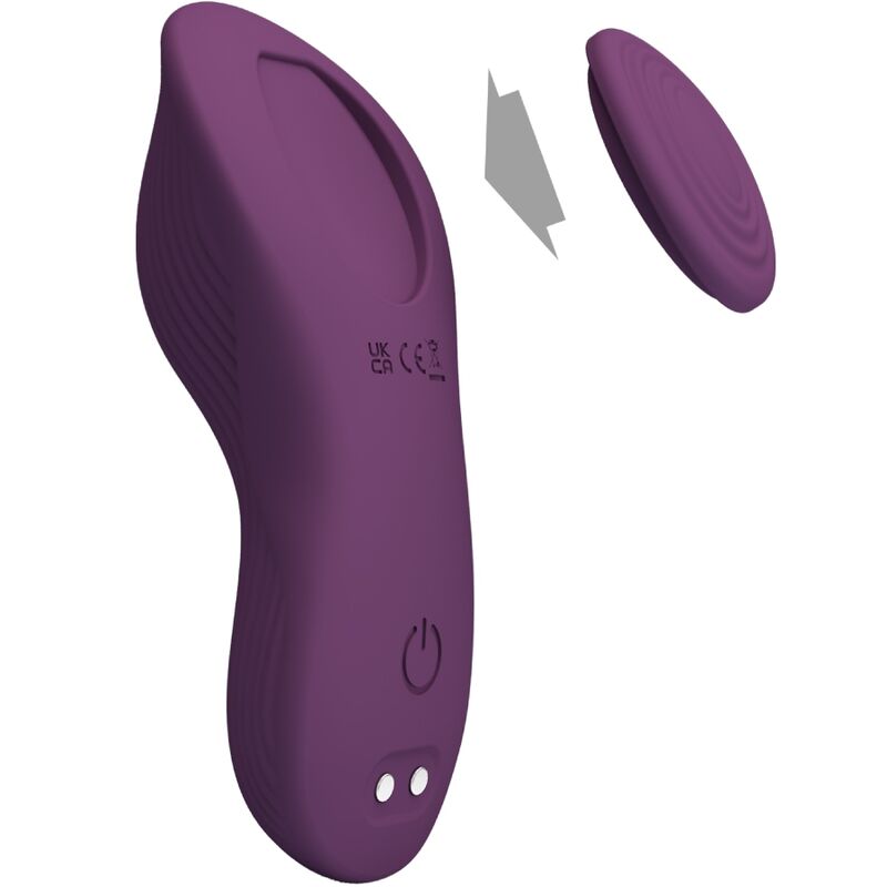 PRETTY LOVE – MANE LAY ON CLITORIS MASSAGER 10 WIBRACJI PILOT FIOLETOWY