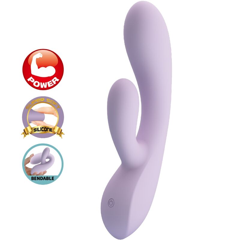 PRETTY LOVE – WIBRATOR ROSOLYN RABBIT 10 WIBRACJI FIOLETOWY