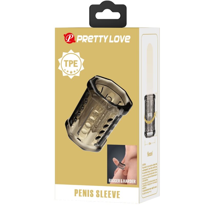 PRETTY LOVE – RONAEL PENIS SLEEVE SUPER ROZCIĄGLIWY PRZEŹROCZYSTY